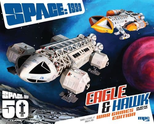 Space:1999 Eagle & Hawk - War Games Edition - 1:72 scale - MPC