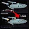 Star Trek Classic Enterprise light kit 1:350 Round 2