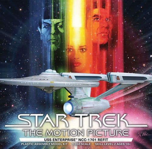 Star Trek Enterprise 2024 Reissue - 1:350 from Polar Lights/Round 2