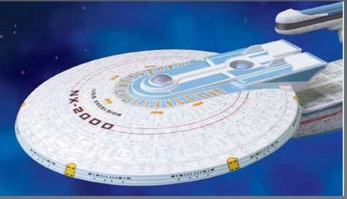 Star Trek Excelsior Aztec Decals 1 1000 from AMT