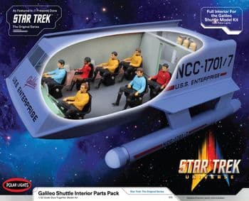 Star Trek Galileo Shuttle Interior PARTS PACK- 1/32 scale from Polar Lights/Round 2