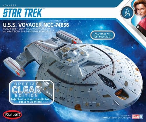 Star Trek U.S.S. Voyager Clear Edition 1:1000 Model Kit