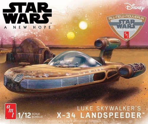 Star Wars - A New Hope Luke's Landspeeder 1:12 Scale model Kit