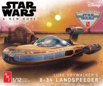 Star Wars - A New Hope Luke's Landspeeder 1:12 Scale model Kit