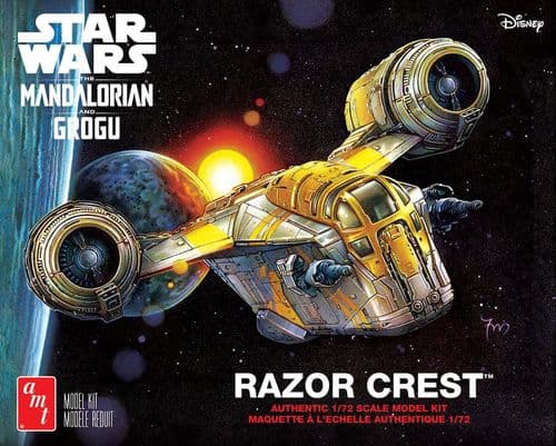 Star Wars Mandalorian & Grogu Razor Crest 1:72 Scale Model Kit