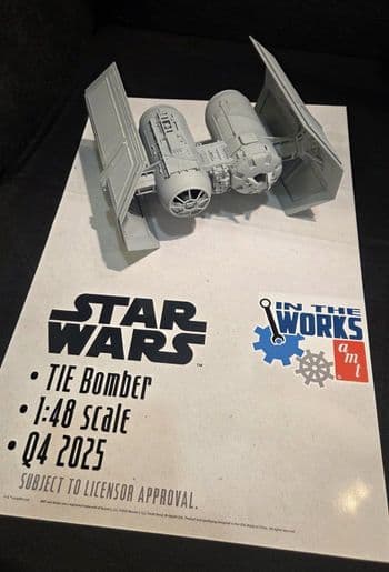 Star Wars Tie Bomber 1/48 Scale Model Kit From MPC