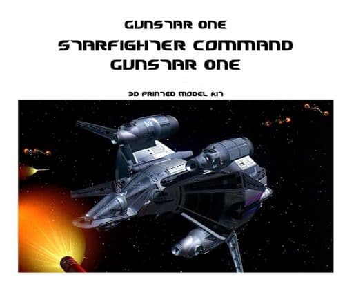 THE LAST STARFIGHTER GUNSTAR ONE SPACESHIP 1/72 Scale Model Kit