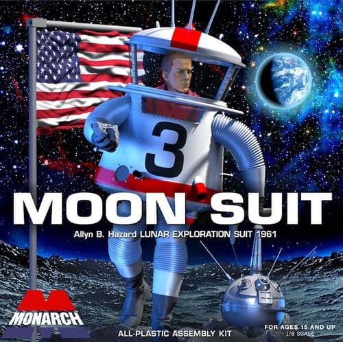 The Moon Suit Scale Model Kit from Monarch Models