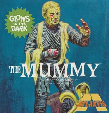 The Mummy Glow-In-The-Dark Model Kit Atlantis Models