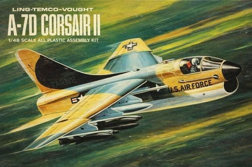 U.S. Airforce A7D Corsair 1/48 Scale Model Kit Atlantis Models