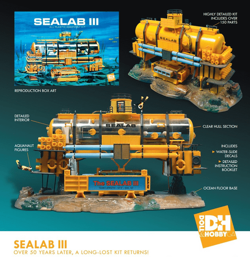 U.S. Navy Sealab III Model Kit