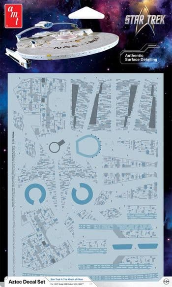 USS Star Trek Reliant Aztec Decals 1:537 scale (2024) from AMT