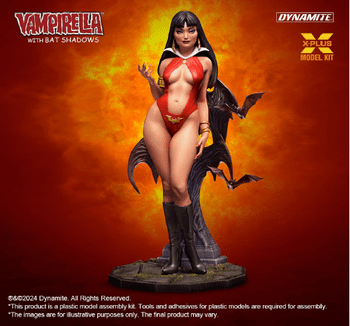 Vampirella With Bat Shadows 1:8 Scale Model Kit