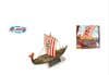 Viking  Ship with Oarsmen and Crew Plastic Model Kit. 