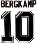 1993-94 Arsenal**Retro 90's** Away Shirt BERGKAMP#10 Custom Replica Football Name Number Set