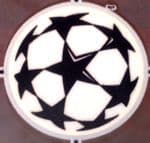 2003-07 UCL Starball Official Player Issue Size Football Soccer Badge Patch