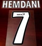 2005-09 Rangers(Glasgow) Home/Third Shirt HEMDANI#7 Official Name Number Set