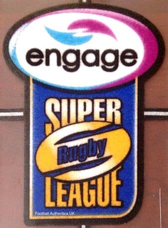 2005-11 Engage SUPER LEAGUE RUGBY Official Player Issue Size Rugby Badge Patch