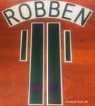 2006-08 Holland WORLD CUP 2006 Home Shirt ROBBEN#11 Nike PS-Pro Name Number Set