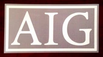 2006-10 Manchester United**AIG**Home/Away/Third Shirt**UCL SIZE**Official Player Issue Sponsor Logo