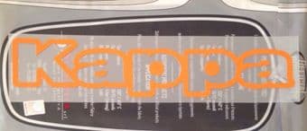 2007-13 AS Roma KAPPA Training Shirt/Top Sponsor OFFICIAL STILSCREEN Logo Print