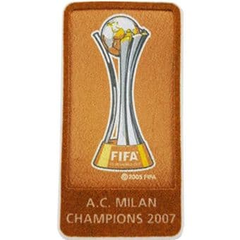 2007 AC Milan FIFA World Club Champions Official Player Issue Size Football Soccer Badge Patch