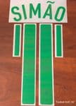 2008-10 Portugal EURO 2008 Away Shirt SIMAO#11 Nike PS-Pro Name Number Set