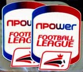 2010-11/12/13 Npower Championship Official Player Issue Size Football Soccer Badge Patch Set