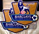 2010-11 Manchester United EPL CHAMPIONS Official Player Issue Size Football Badge Patch Set
