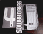 2011-12 Real Madrid SERGIO RAMOS#4 La Liga/UCL Third Shirt Official SportingiD Name Number Set
