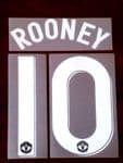 2011-13 Manchester Utd UCL Home Shirt ROONEY#10 Kids-Youth OFFICIAL Name Number Set