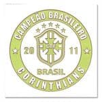 2011 Corinthians CAMPEAO BRASILEIRO Official PLAYER ISSUE SIZE Football Soccer Badge Patch