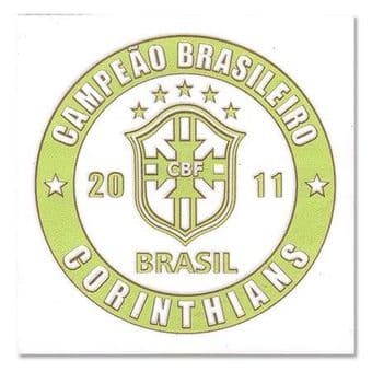 2011 Corinthians CAMPEAO BRASILEIRO Official PLAYER ISSUE SIZE Football Soccer Badge Patch