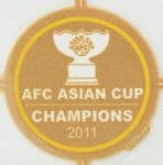 2011 Japan AFC ASIAN CUP CHAMPIONS Official Player Issue Size Football Soccer Badge Patch