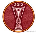 2012 Atletico Madrid EUROPA LEAGUE CHAMPIONS Official SportingiD Football Soccer Badge Patch