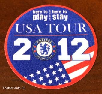 2012 Chelsea**USA TOUR**Official Player Issue Size Football Soccer Badge Patch
