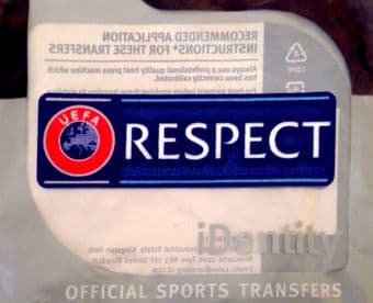 2013-21 Champions League/Europa League UEFA RESPECT Official Player Issue Size Football Badge Patch