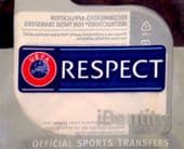 2013-21 Champions League/Europa League UEFA RESPECT Official Player Issue Size Football Badge Patch