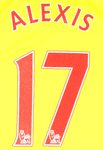 2014-15 Arsenal Away Shirt ALEXIS#17 Official PS-Pro Sporting iD Name Number Set