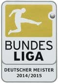 2014-15 Bayern Munich BUNDESLIGA CHAMPIONS Football OFFICIAL DekoGraphics Soccer Badge Patch
