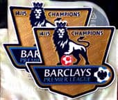 2014-15 Chelsea EPL CHAMPIONS Official Player Issue Size Football Soccer Badge Patch Set