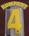 2014-15 Manchester City UCL Away Shirt KOMPANY#4 SportingiD Football Name Number Set