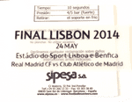 2014 Real Madrid UCL FINAL LISBON Official Player Issue Size Football Match Transfer Details Logo