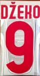 2015-16 AS Roma DZEKO#9 Away Shirt OFFICIAL Stilscreen Name Number Set