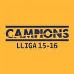 2015-16 Barcelona LA LIGA Champions Away Shirt Match Transfer Details Football Soccer Logo