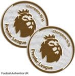 2015-16 Leicester City EPL CHAMPIONS Official Adult Replica Size Football Badge Patch Set