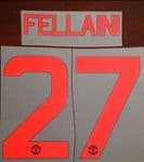 2015-16 Manchester Utd UCL & FA CUP 3rd Away Shirt FELLAINI#27 OFFICIAL Name Number Set
