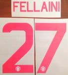 2015-16 Manchester Utd UCL & FA CUP Away Shirt FELLAINI#27 OFFICIAL Name Number Set