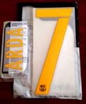 2015-17 Barcelona ARDA#7 La Liga/UCL Home Shirt OFFICIAL SportingiD Name Number Set