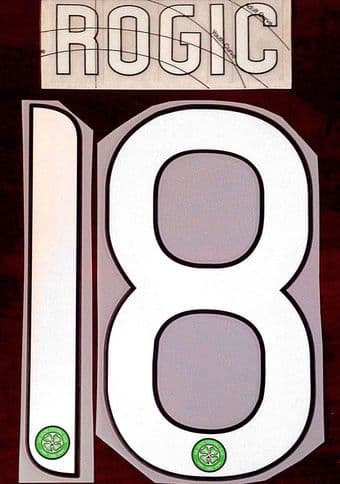 2015-20 Celtic(Glasgow)UCL & EUROPA Alternate Away Shirt ROGIC#18 Official Name Number Set